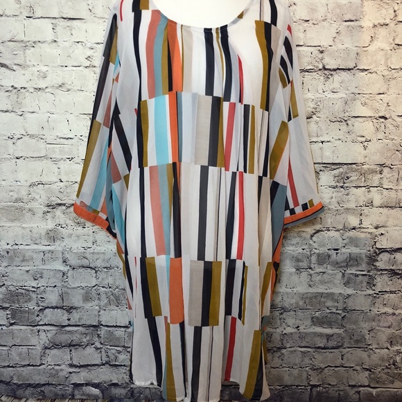 Junarose Tops - Junarose color block tunic